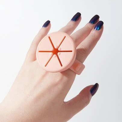 BASIC LIVING 1 chiếc vòng đựng sơn móng tay, đồ dùng làm móng, dụng cụ làm móng, dụng cụ làm móng, trở lại trường, móng tay, dụng cụ làm móng để dán móng tay, dụng cụ làm móng chân