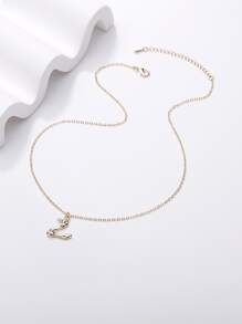 Dây chuyền Treo trang trí chữ cái - Vàng - Xem 5