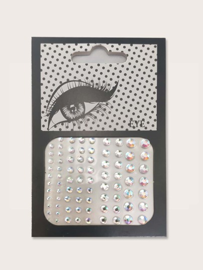 1sheet Rhinestone Eye Tattoo Sticker