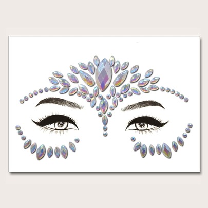 1sheet Rhinestone Eye Tattoo Sticker