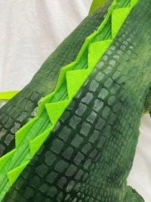 Niños 3d Mochila con dinosaurio de dibujos animados con diseño - Verde - Ver 5