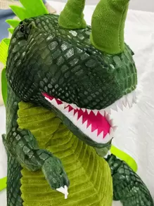Niños 3d Mochila con dinosaurio de dibujos animados con diseño - Verde - Ver 6