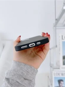 素色手機殼 - 黑色 - 查看 3