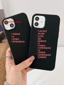 素色手機殼 - 黑色 - 查看 6