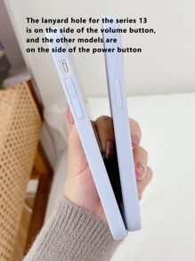 純色防摔手機外殼 - 紫色 - 查看 4