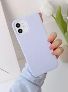 純色防摔手機外殼 - 紫色 - 查看 5