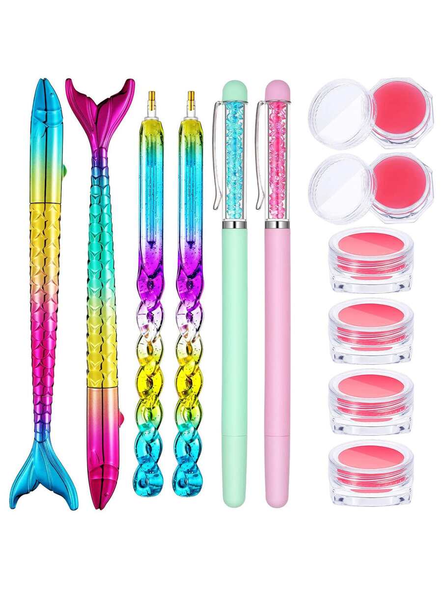 12 piezas Pintura diamante DIY Set herramienta - Multicolor - Ver 1