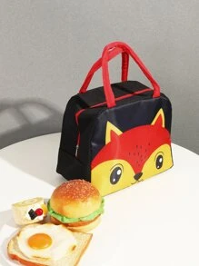 1 PC Hoạt Hình Cáo Động Vật Túi Bento Dễ Thương, Cách Nhiệt Trường Hộp Cơm Trưa, Túi Đựng Đồ Ăn Trưa - Nhiều màu - Xem 4