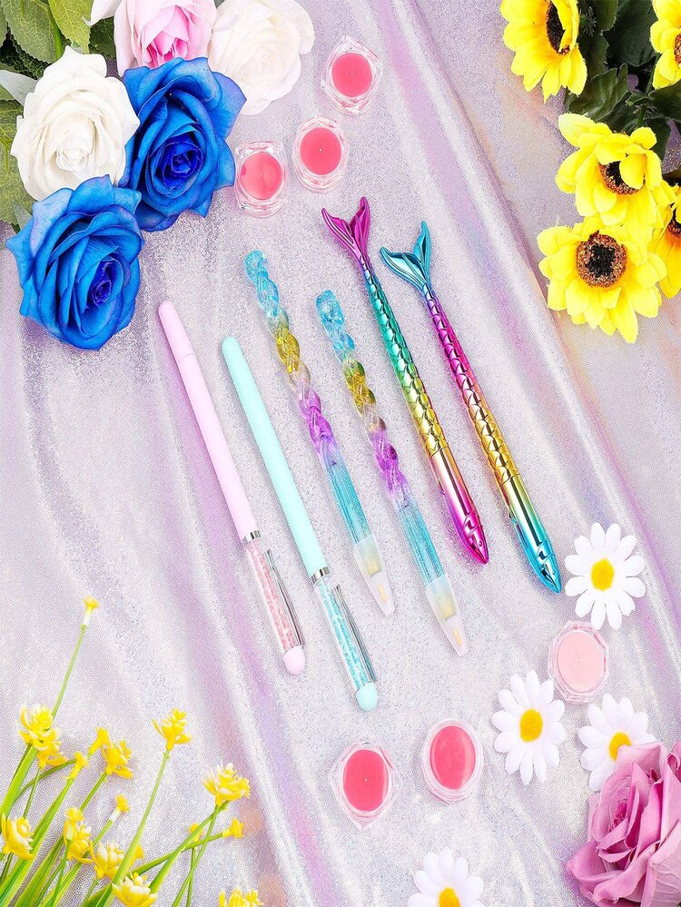 12 piezas Pintura diamante DIY Set herramienta - Multicolor - Añade 4