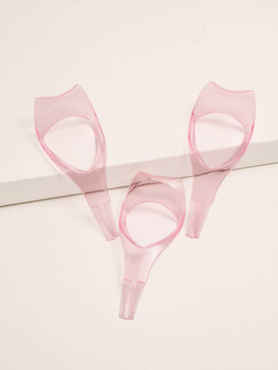 3pcs Mascara Shield Applicator Guard Eyelash Guide For Makeup, Eyelash Brush Tool, 3 In 1 Makeup Cosmetic Eyelash Tool Upper Lower Eye Lash Mascara Guard Applicator , For Women Girls, Pink,Makeup,Cheap,Room Decor,Vanity,Travel,Bedroom,Makeup Accessories,Cheap,Stocking Stuffers,Makeup,Makeup Tools,Cheap Stuff,Gifts,Gifts For Women,Christmas Gifts,Giveaways,Travel,Cheap Stuff,Travel Essential