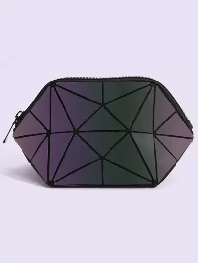幾何学模様 メイクアップバッグの画像