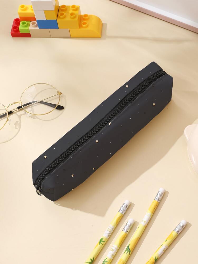 Star Print Pencil Bag