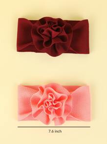 3pcs Baby Flower Decor Headband - Multicolor - View 4