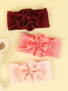 3pcs Baby Flower Decor Headband - Multicolor - View 5