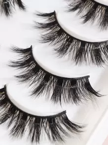 Manga Lashes, 20pairs Natural Volume Eyelash - Black - View 4
