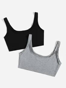 Muchica 2 piezas Top tank corto unicolor - Multicolor - Ver 2