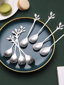 8入組不銹鋼湯匙 - 銀色 - 查看 2