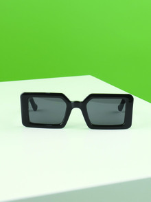 Kính thú cưng trơn - màu đen - Xem 5