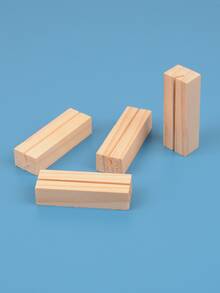 2pcs Wooden Card Clip - Apricot - View 4