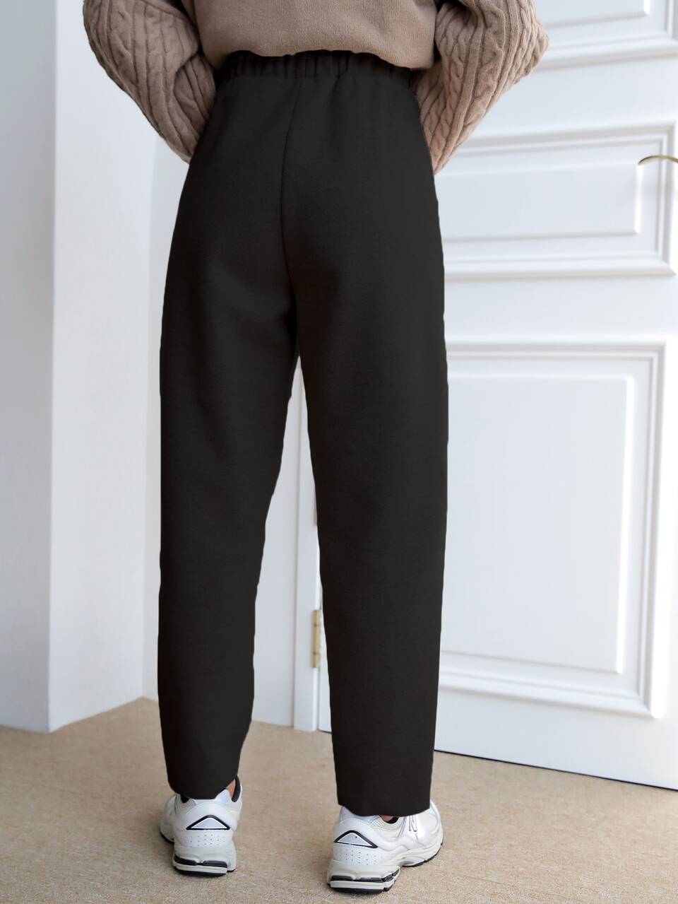 High Waist Seam Detail Pants