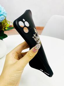 Etui na telefon z grafiką w kształcie korony i litery kompatybilne z iPhonem 11, iPhonem 13, iPhonem 14 Pro Max