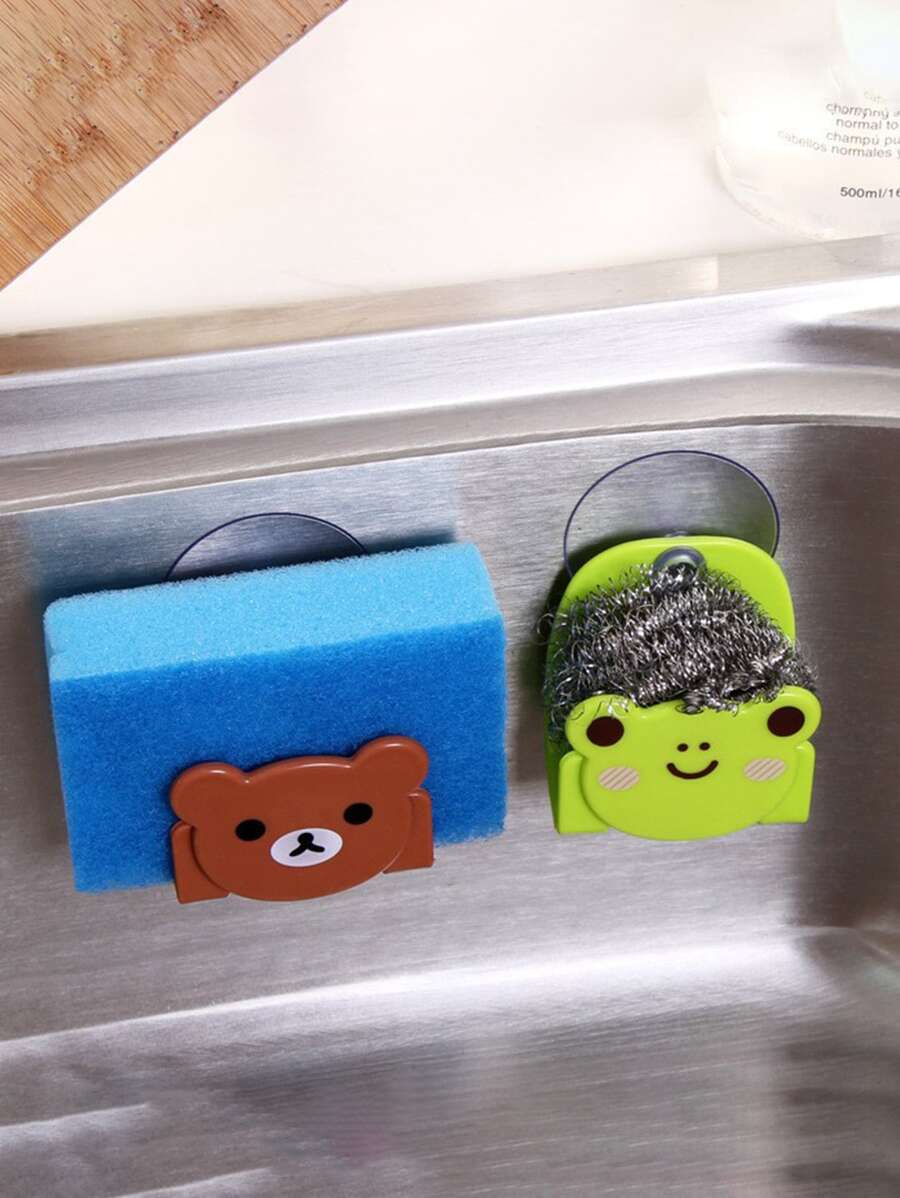 1 件装吸盘浴室收纳架 - 彩色 - 查看 1