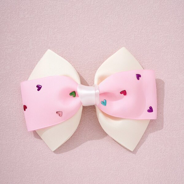

Toddler Girls Bow Decor Hair Clip, Multicolor
