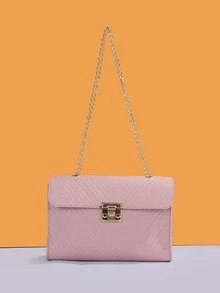 Bolso de mano cuadrado - Rosa - Ver 1