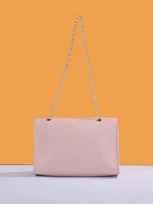 Bolso de mano cuadrado - Rosa - Ver 2
