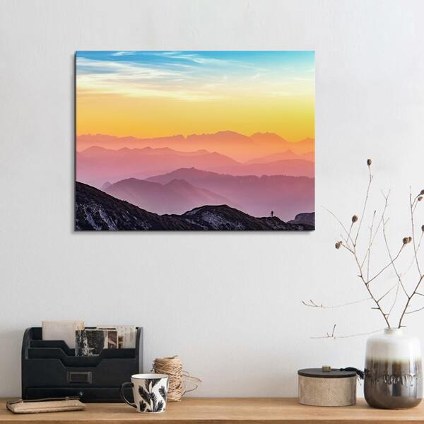 

Scenery Pattern Unframed Painting, Multicolor
