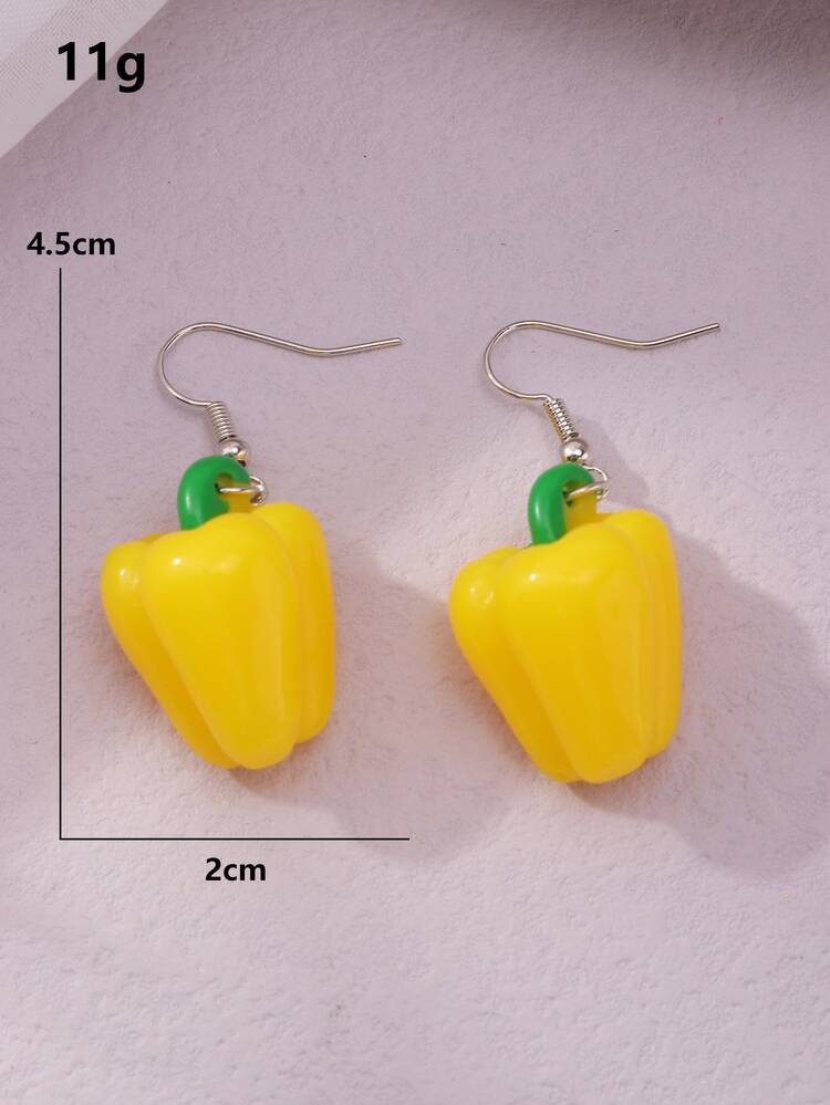 Pendientes largos campana - Multicolor - Añade 4