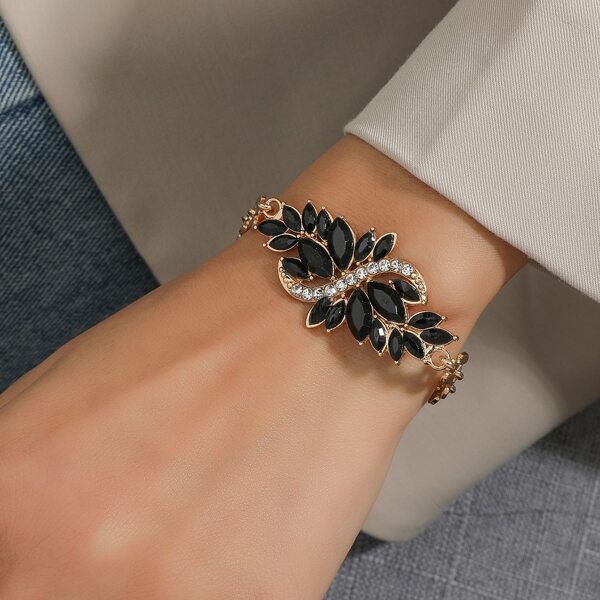 

Rhinestone Decor Bracelet, Multicolor