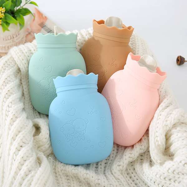 

1pc Cartoon Design Random Color Hot Water Bag, Multicolor