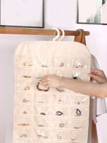 1 cái Túi lưu trữ đồ trang sức màu sắc ngẫu nhiên - Nhiều màu - Xem 3