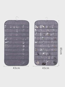 1 cái Túi lưu trữ đồ trang sức màu sắc ngẫu nhiên - Nhiều màu - Xem 6