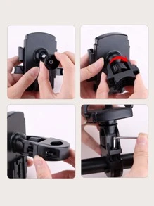 Soporte para teléfono simple motocicleta - Negro - Ver 8