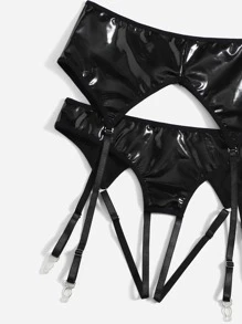 3 miếng lót hỗ trợ bằng thép rỗng PU bộ đồ lót - màu đen - Xem 3