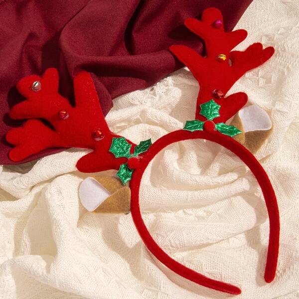 

Christmas Antlers Decor Headband, Multicolor