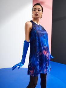 LaraMeg 紮染直筒洋裝 - 彩色 - 查看 5