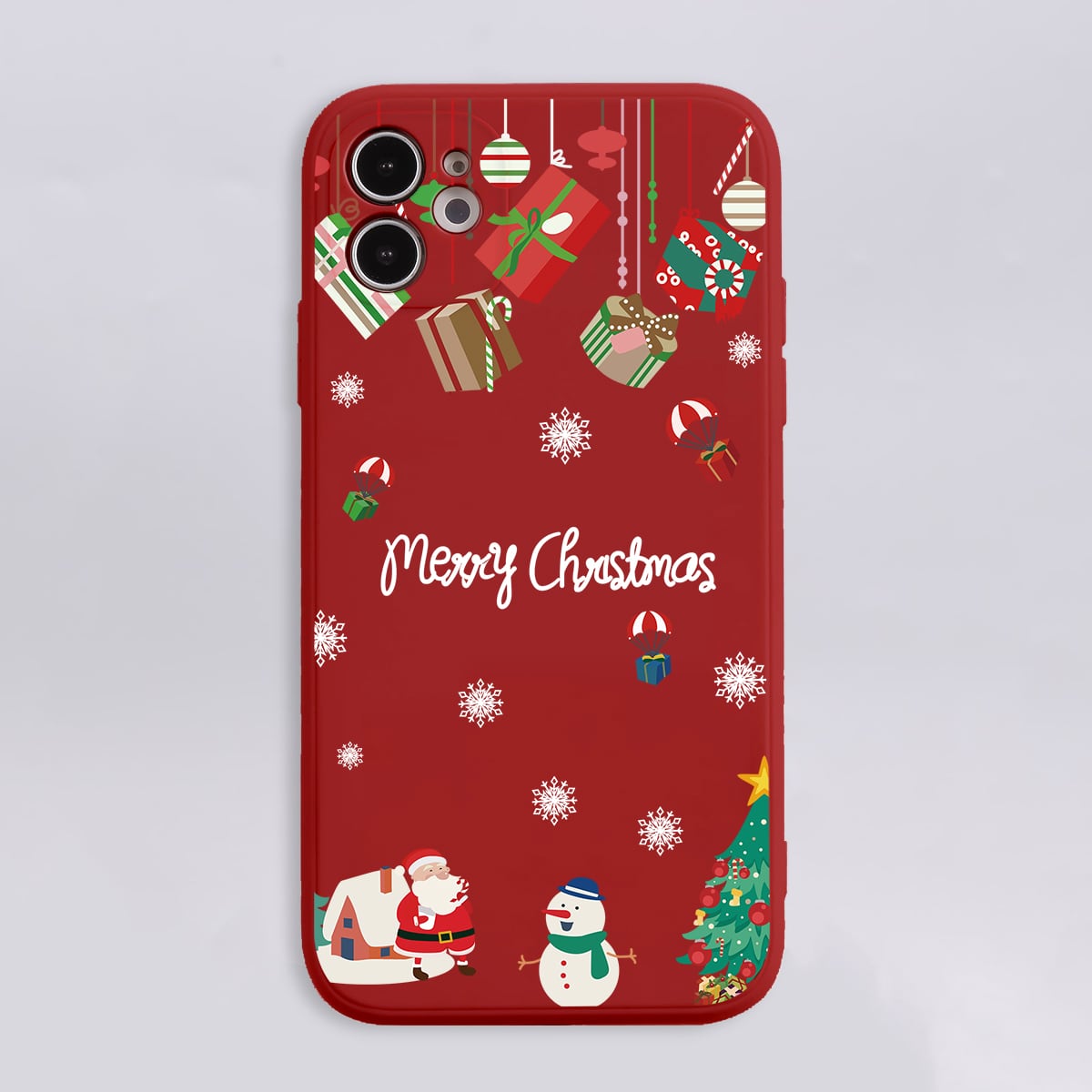 Чехол для телефона рождественский с мультипликационным узором