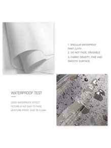 1張藍色小鎮風景防水防曬無框畫 - 彩色 - 查看 3