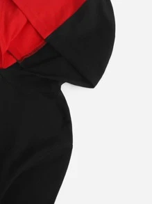 SHEIN Boys Two Tone Expression Print Hoodie & Joggers - Multicolor - View 4