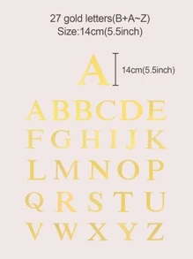 27入組氣球盒編號 - 金色 - 查看 4