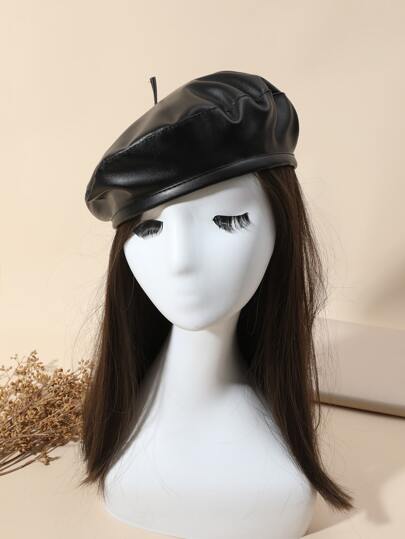 1قطعة بيريه أحادي البساطة كاجوال ، للمدرسة