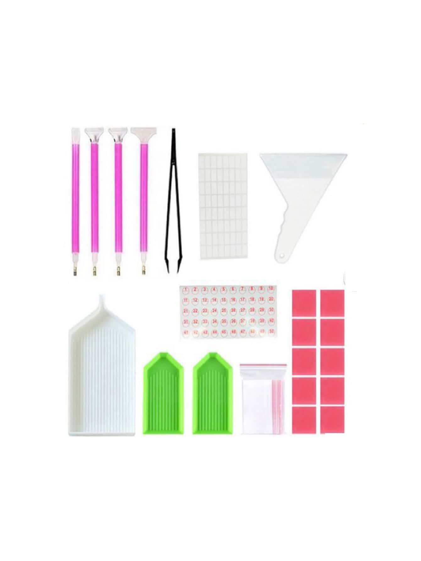 31入組DIY鑽石畫工具 - 彩色 - 查看 1