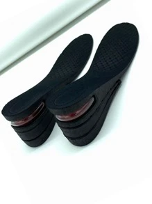 1 par de plantillas de aumento de altura - Negro - Ver 1