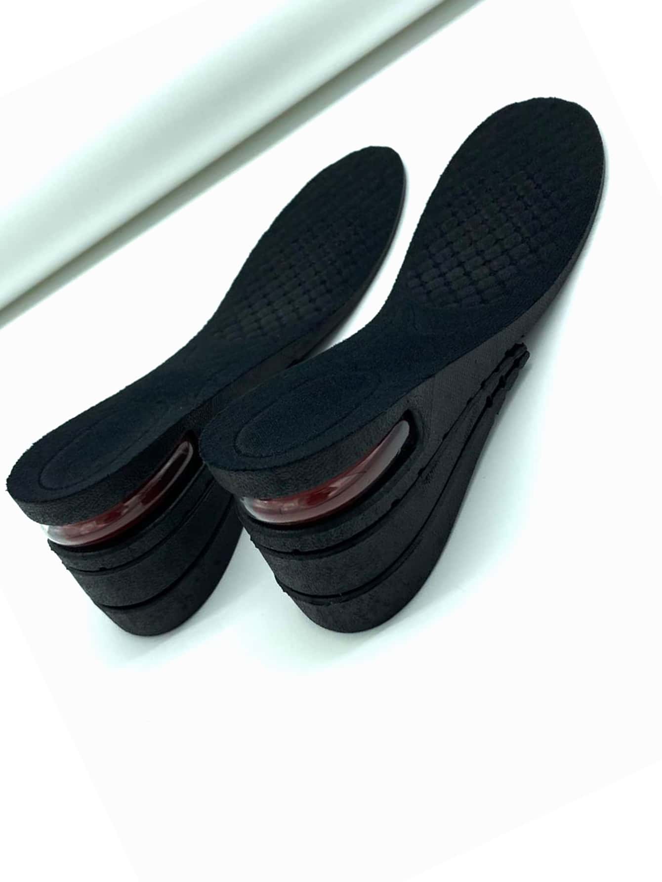 1 par de plantillas de aumento de altura - Negro - Ver 1