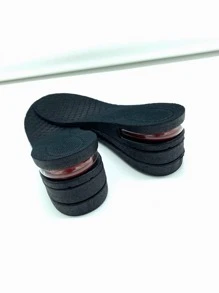 1 par de plantillas de aumento de altura - Negro - Ver 3
