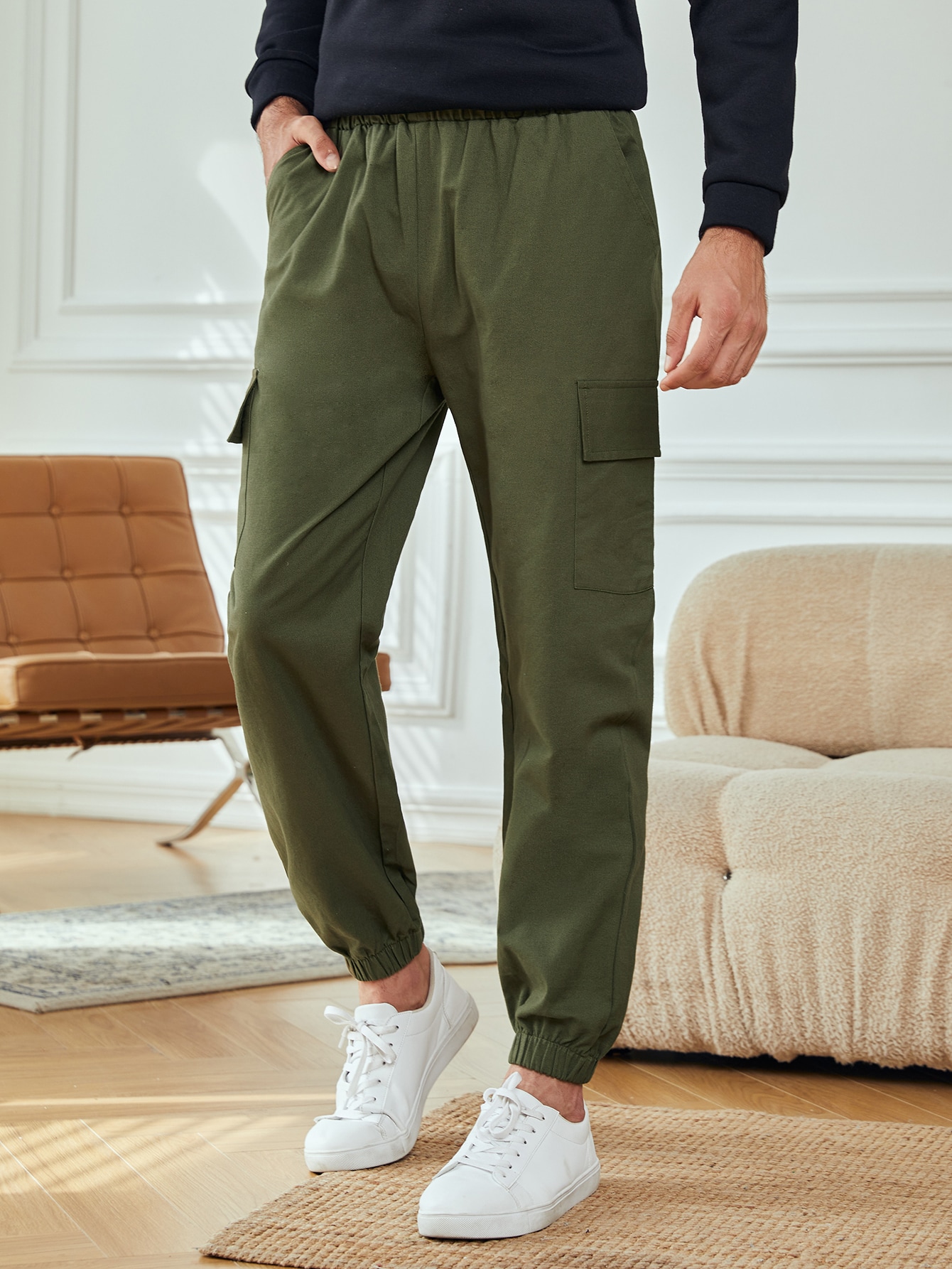 Men Slant Pocket Cargo Pants | SHEIN USA