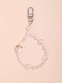 Túi hạt trong suốt Móc chìa khóa hạt Acrylic trong suốt Phụ kiện túi Quà tặng Ngày lễ tình nhân Phong cách cho bé gái tuổi teen Phụ nữ Sinh viên đại học Giáo viên Nhân viên văn phòng Tân binh & Nhân viên văn phòng Phụ kiện quà tặng Trang trí Phụ kiện xe hơi Móc chìa khóa cho phụ nữ Dây đeo chìa khóa - Trong sáng - Xem 3